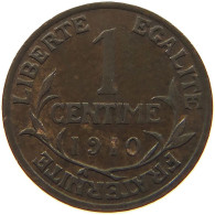 FRANCE CENTIME 1910 RARE #t157 0205 - 1 Centime