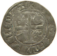 FRANCE BLANC 1380-1422 CHARLES VI. (1380-1422) TOURS #t156 0383 - 1380-1422 Carlo VI Il Beneamato