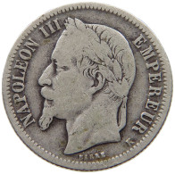 FRANCE FRANC 1866 K Napoleon III. (1852-1870) #a091 0001 - 1 Franc