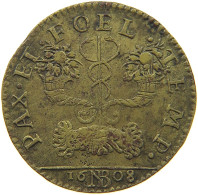 FRANCE JETON 1608 JETON 1608 PAX ET FOEL TEMP HENRI IV. #t153 0153 - 1589-1610 Henri IV Le Vert-Galant