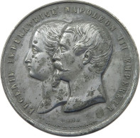 FRANCE MEDAL 1855 Napoleon III. (1852-1870) EUGENIE PALAIS DE INDUSTRIE, CAQUE #tm2 0477 - Sonstige & Ohne Zuordnung