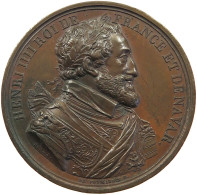 FRANCE MEDAL 1814 HENRI IV. (1589-1610), DROZ, LUDOVICO REDUCE HENRICE REDIVIVUS #tm1 0125 - 1589-1610 Henri IV Le Vert-Galant