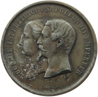 FRANCE MEDAL  Napoleon III. (1852-1870) EUGENIE PALAIS DE INDUSTRIE, CAQUE #tm1 0161 - Andere & Zonder Classificatie