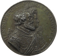 FRANCE MEDAL  HENRI IIII. CHTIST MARIA AUGUSTA #tm7 0303 - 1574-1589 Heinrich III.