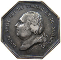 FRANCE MEDAILLE  LOUIS XVIII. (1814, 1815-1824) SILVER MEDAL CONSEIL SUPERIEUR DE SANTE #t094 0139 - Otros & Sin Clasificación