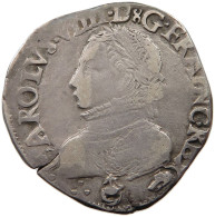 FRANCE TESTON 1567 K CHARLES IX. (1560-1574) #t058 0313 - 1560-1574 Carlos IX