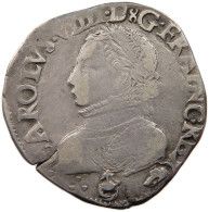 FRANCE TESTON 1567 K CHARLES IX. (1560-1574) #t058 0313 - 1560-1574 Charles IX