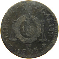 FRANCE SOL 1793 W  #c052 0449 - 1792-1804 First French Republic