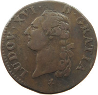 FRANCE SOL 1785 A Louis XVI. (1774-1793) #t058 0061 - 1774-1791 Luis XVI