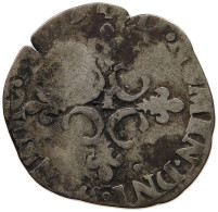 FRANCE SOL  CHARLES IX. (1560-1574) COUNTERMARKED LILY #t058 0389 - 1560-1574 Charles IX