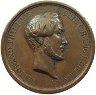 FRANCE ORLEANS MEDAL 1843 FERDINAND PHILIPPE CHAPELLE ST. FERDINAND #tm7 0247 - Orléanais