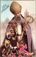 FÊTES ET VOEUX - Vive Saint Nicolas - Jouets - Colorisé - Carte Postale Ancienne - San Nicolás