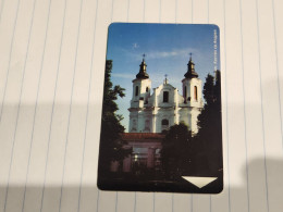 BELARUS-(BY-BLT-038a)Slonim Church Of St.Andrey(71)(SILVER CHIP)(002578)(tirage-130.000)used Card+1card Prepiad Free - Belarus