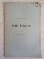 Nella Tolomea Estratto Da Il Giornale Di Politica E Letteratura Autografo Filologo Alberto Chiari Da Firenze - Geschiedenis, Biografie, Filosofie