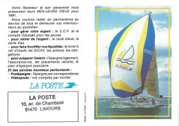 Calendrier De Poche - 1991 - Voilier La Poste - Course Autour Du Monde - Small : 1981-90