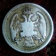 Kingdom Of Serbia , Milan I, 10 Para, 1883, TB+, Copper-nickel, KM:19, Agouz - Serbie