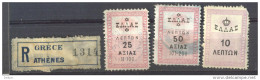 _4Zw-315: Restje  Van 4 Zegels : Fiscale. Zegels... Verder Uit Te Zoeken... With Some Faults... - Revenue Stamps