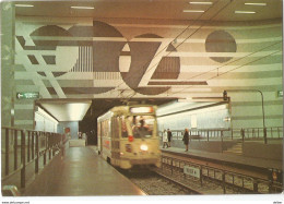 9Dp-764: BRUSSELS Underground L.5 DIAMANT... - Spoorwegen, Stations