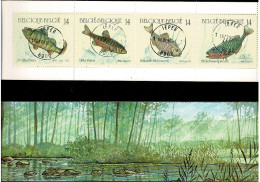 1990 B20 (2383-2386)(Ieper) Postfris Met Filatelistische Stempel / MNH Avec Cachet Philatéliques : Vissen / Poissons - 1953-2006 Modern [B]