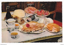 Gastronomie Française Table Bretonne N°18 Postée De 44 La Plaine Sur Mer En 1972 - La-Plaine-sur-Mer