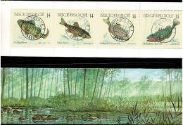 1990 B20 (2383-2386)( Roeselare) Postfris Met Filatelistische Stempel / MNH Avec Cachet Philatéliques : Vissen / Poisson - 1953-2006 Modern [B]