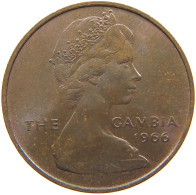 GAMBIA PENNY 1966 Elizabeth II. (1952-2022) #s062 0069 - Gambie