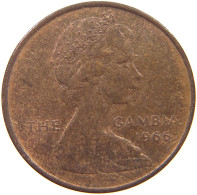 GAMBIA PENNY 1966 Elizabeth II. (1952-2022) #c071 0529 - Gambie