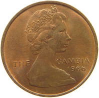 GAMBIA PENNY 1966 Elizabeth II. (1952-2022) #s067 0227 - Gambie