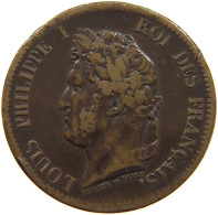 FRENCH COLONIES 5 CENTIMES 1843 A LOUIS PHILIPPE I. (1830-1848) #c061 0071 - French Colonies (1817-1844)