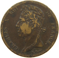 FRENCH COLONIES 5 CENTIMES 1830 Charles X. (1824-1830) #c079 0597 - French Colonies (1817-1844)