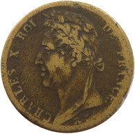 FRENCH COLONIES 10 CENTIMES 1829 A Charles X. (1824-1830) #c060 0075 - Colonie Francesi (1817-1844)