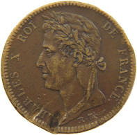 FRENCH COLONIES 10 CENTIMES 1829 A Charles X. (1824-1830) #c059 0139 - Franse Koloniën (1817-1844)