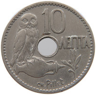GREECE 10 LEPTA 1912 George I. (1863-1913) #a048 0061 - Grèce