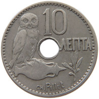 GREECE 10 LEPTA 1912 George I. (1863-1913) #a017 0393 - Grèce