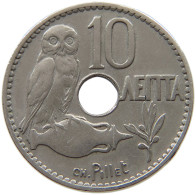 GREECE 10 LEPTA 1912 George I. (1863-1913) #a017 0379 - Grèce