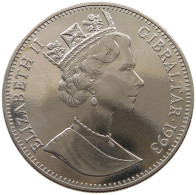 GIBRALTAR CROWN 1993 Elizabeth II. (1952-2022) #a096 0283 - Gibilterra