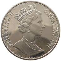 GIBRALTAR CROWN 1991 Elizabeth II. (1952-2022) #sm05 0489 - Gibraltar