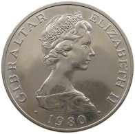 GIBRALTAR CROWN 1980 Elizabeth II. (1952-2022) #a096 0289 - Gibilterra