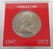 GIBRALTAR 25 PENCE 1972 Elizabeth II. (1952-2022) #sm02 0053 - Gibraltar