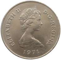 GIBRALTAR 25 PENCE 1971 Elizabeth II. (1952-2022) #sm05 0401 - Gibilterra