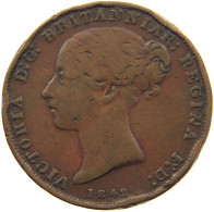 GIBRALTAR 2 QUARTS 1842 Victoria 1837-1901 #t016 0021 - Gibilterra