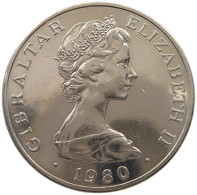 GIBRALTAR CROWN 1980 Elizabeth II. (1952-2022) #sm05 0493 - Gibilterra