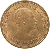 GHANA PENNY 1958  #c036 0617 - Ghana