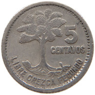GUATEMALA 5 CENTAVOS 1955  #t152 0325 - Guatemala