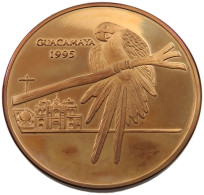 GUATEMALA 50 QUETZALES 1995 GUATEMALA 50 QUETZALES 1995 UNIFACE TRIAL STRIKE COPPER PROOF #alb038 0357 - Guatemala