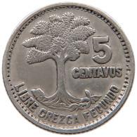GUATEMALA 5 CENTAVOS 1957  #a045 0869 - Guatemala