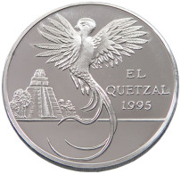 GUATEMALA 10 QUETZALES 1995 GUATEMALA 10 QUETZALES 1995 ALUMINIUM PATTERN PROOF REEDED #alb038 0127 - Guatemala