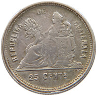 GUATEMALA 25 CENTAVOS 1893  #t090 0173 - Guatemala