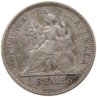 GUATEMALA 2 REALES 1895  #t135 0247 - Guatemala