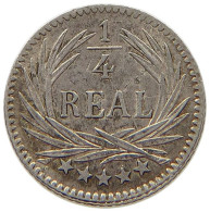 GUATEMALA 1/4 REAL 1895  #t078 0517 - Guatemala